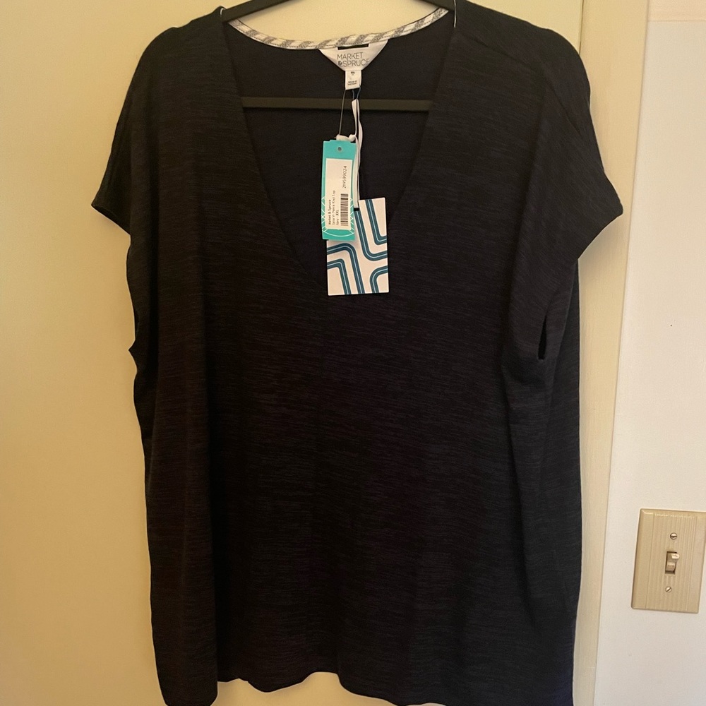 Navy blue blouse
